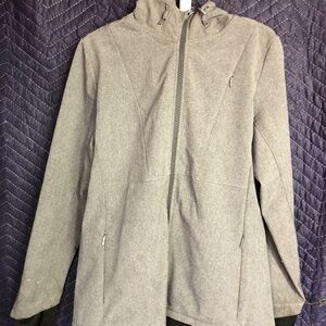 Gray Hooded Jacket